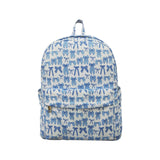 BA0322 blue bow zipper backpack