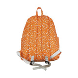 BA0339 orange Fireworks waffles zipper schoolbag