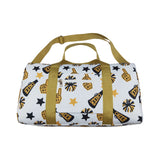 BA0370 CHEER yellow zipper bag 18.5x11.2x7.9 inches