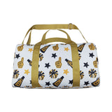 BA0370 CHEER yellow zipper bag 18.5x11.2x7.9 inches
