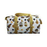 BA0370 CHEER yellow zipper bag 18.5x11.2x7.9 inches