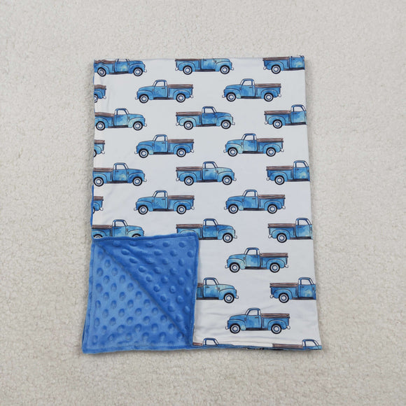 BL0062-- blue car  blanket