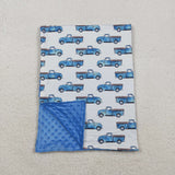 BL0062-- blue car  blanket