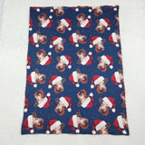 BL0088--Christmas cow blanket