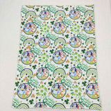 BL0105-- lucky charm green blanket