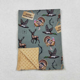 BL0151  gone hunting Blankets 29x43 inches