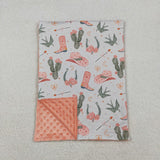 BL0177 western cactus Blankets 29x43 inches