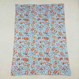 BL0214 Baby blue boot Blankets