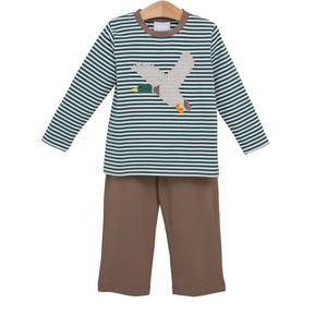 BLP0464 Deadline May 22 pre order Long sleeves mallard brown boy clothing