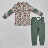 BLP0491  long sleeve hunting pullover boy camo outfits