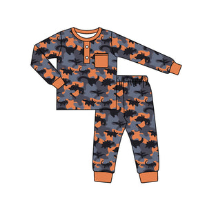 Pre-order BLP0682 Boys camo pajamas ( Deadline July 29 )