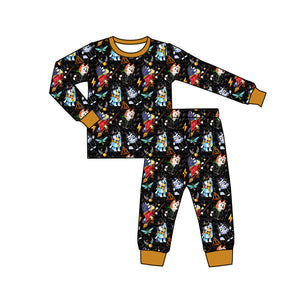 Pre-order BLP0719 Boys cartoon dog pajamas ( Deadline August 6 )