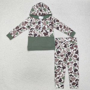 BLP0935 long sleeve hunting camo green hoodies outfits