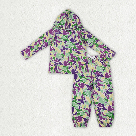 BLP1381  Boys mardi gras hooded outfits yoga