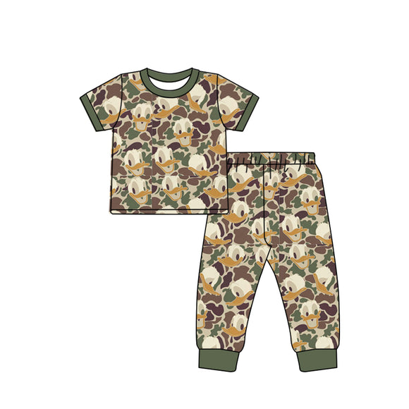 Deadline May 21 pre order Long sleeves duck camo boys pajamas