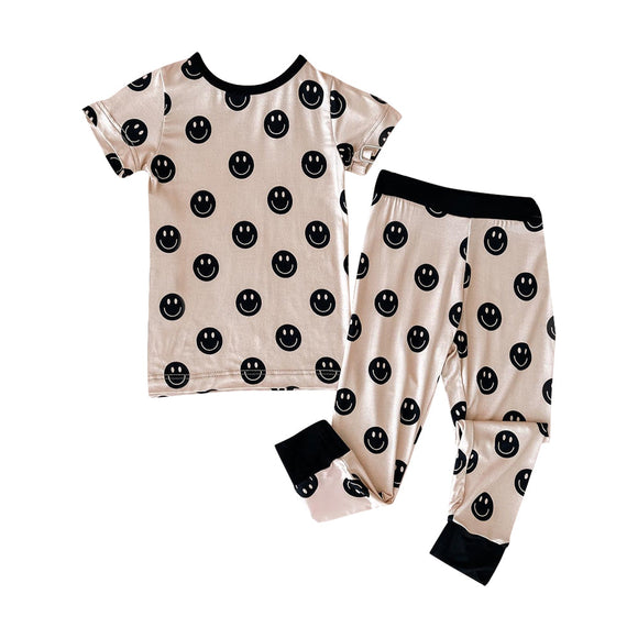 Pre-order BSPO0464 baby Boys smiling pajamas ( Deadline August 2 )