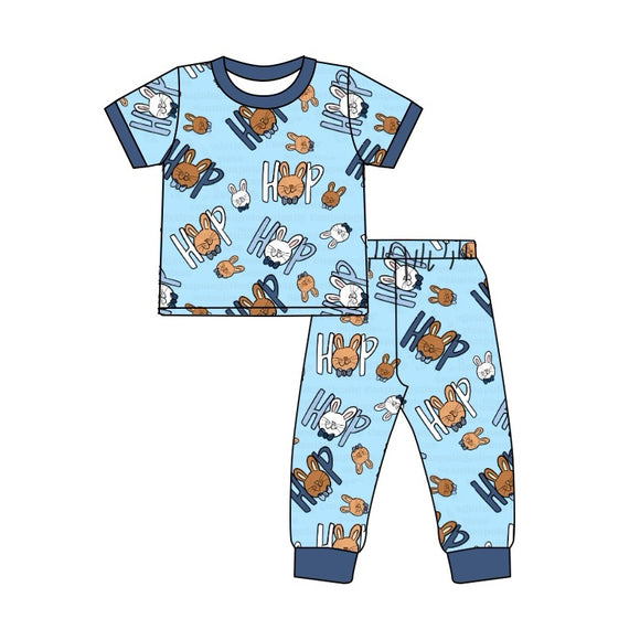 BSPO0496 pre order Easter blue boy pajamas