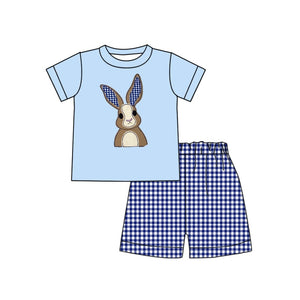 BSSO0299--pre order Easter blue boy outfits