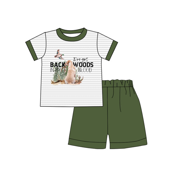 BSSO0363--pre order back woods hunting boy outfits