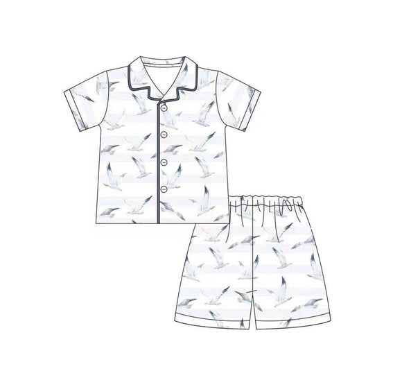 BSSO0371--pre order summer mallard boy pajamas