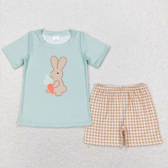 BSSO0407--summer rabbit boy outfits