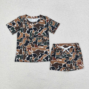 BSSO1102 Boys camouflage shorts Outfits