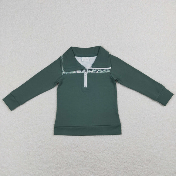 4.5 BT0381--long sleeve Dinosaur zip pullover