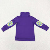 BT0492--Mardi Gras long sleeve embroidery dog pullover
