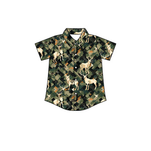 BT0552--pre order camo deer T- shirt