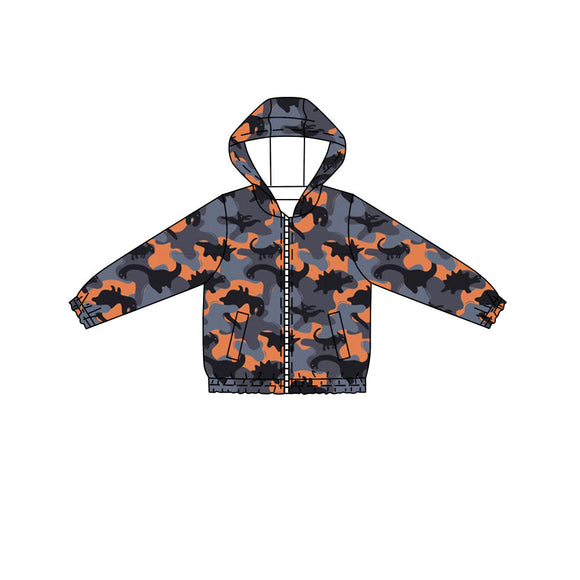 Pre-order BT0803 Boys dinosaur hooded coat ( Deadline July 29 )