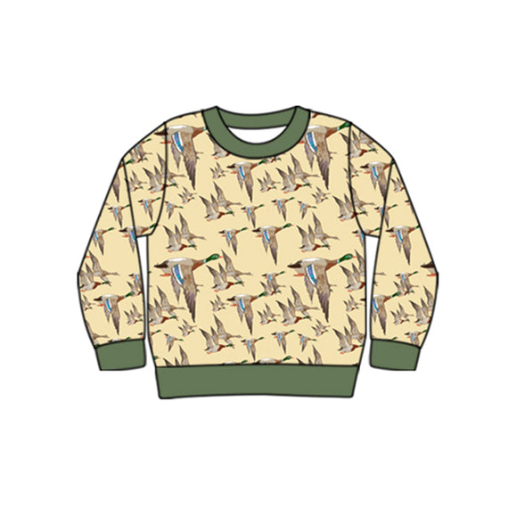 Pre-order BT0804 long sleeve mallard duck top