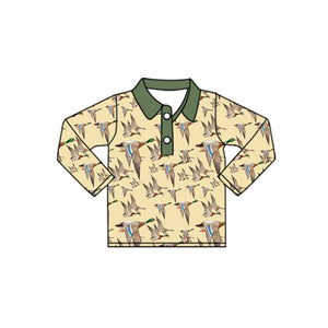 Pre-order BT0805 long sleeve mallard duck T- Shirts