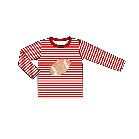 Pre-order BT0813 Boys red football long sleeves Top ( Deadline August 7 )