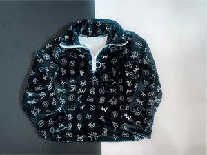 Pre-order BT0936  long sleeve Western symbol pullover