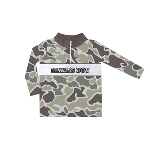 Pre-order BT0970 long sleeve camo mama's boy pullover