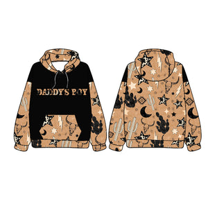 Pre-order BT1016 long sleeve western daddy's boy hoodies