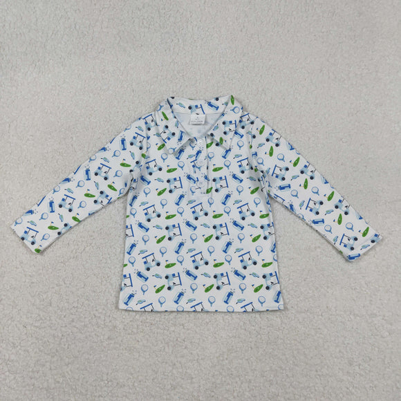 BT1405   boy clothes Golf Long Sleeve T-shirts
