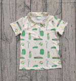 11.17 Pre-order BT1583 baby boys golf short sleeve button shirt top