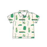 11.17 Pre-order BT1583 baby boys golf short sleeve button shirt top