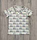 11.17 Pre-order BT1585 baby boys golf short sleeve button shirt top