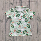 11.17 Pre-order BT1586 baby boys golf short sleeve button shirt top