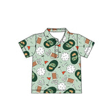 11.17 Pre-order BT1586 baby boys golf short sleeve button shirt top