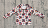 11.18 Pre-order BT1598 baby boys lets RODEO long sleeve zipper pullover