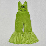 SR2013  Christmas green cartoon  jumpsuit