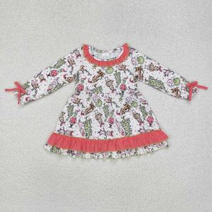 GLD0834 long sleeve Christmas dress