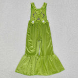 SR2013  Christmas green cartoon  jumpsuit