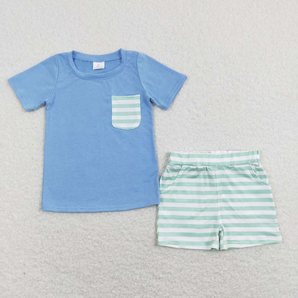 BSSO0366-- blue boy outfits