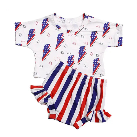GBO0238-- pre order 4th of July girls bummies
