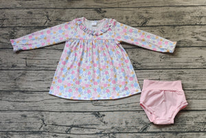Long sleeves floral top bummies girls clothes