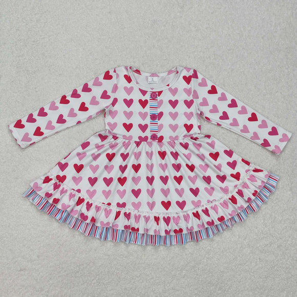 GLD0988  long sleeve Valentine's days dress